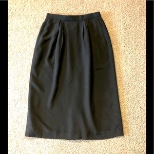 Royalsilk 100% Silk Skirt Sz 10 Pencils Straight Midi Elegance Classic